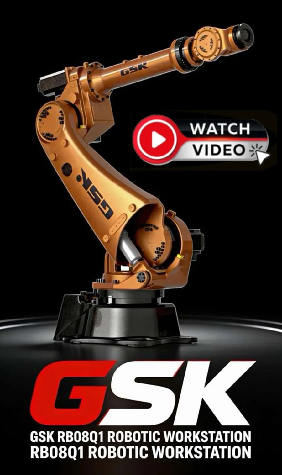 GSK RB08Q1 6-Axis CNC Robot Loader by CNC New